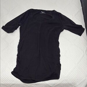 Motherhood Black Maternity Top